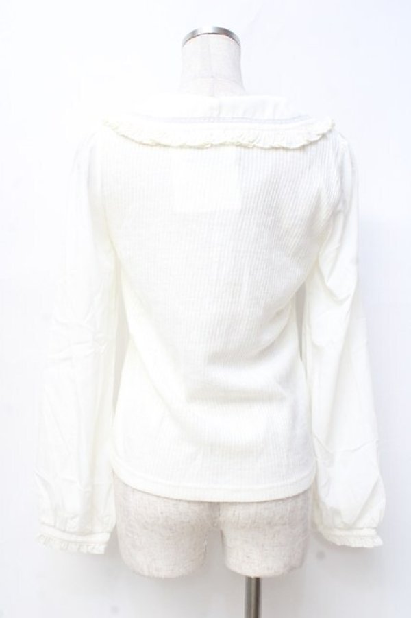 画像2: LIZ LISA / リボンブラウス 0 アイボリー Y-25-09-29-217-LO-TO-SZ-ZY (2)