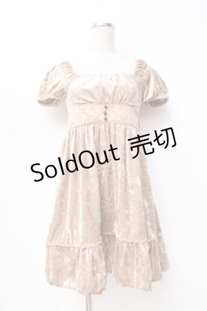 画像: 【SALE】LIZ LISA / ベロアワンピース 0 ゴールド Y-25-09-29-226-LO-OP-SZ-ZT202