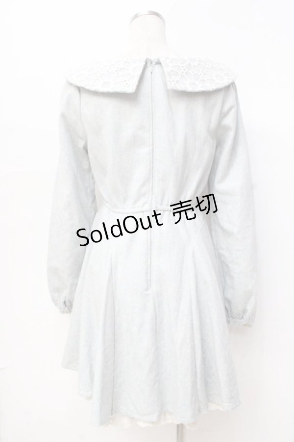 画像2: LIZ LISA / ツイード風ワンピース 0 サックス Y-25-09-29-228-LO-OP-SZ-ZY (2)