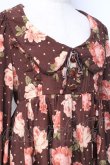 画像3: LIZ LISA / ローズ×ドットワンピース 0 ブラウン Y-25-09-29-230-LO-OP-SZ-ZI (3)