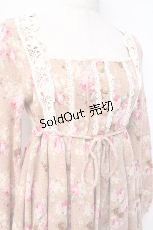 画像3: LIZ LISA / 花柄起毛ワンピース 0 ベージュ Y-25-09-29-231-LO-OP-SZ-ZI (3)
