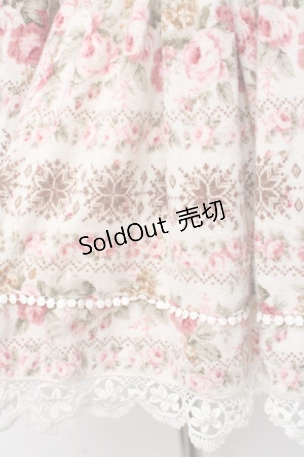 画像4: LIZ LISA / 花柄起毛ワンピース 0 アイボリー Y-25-09-29-233-LO-OP-SZ-ZY (4)