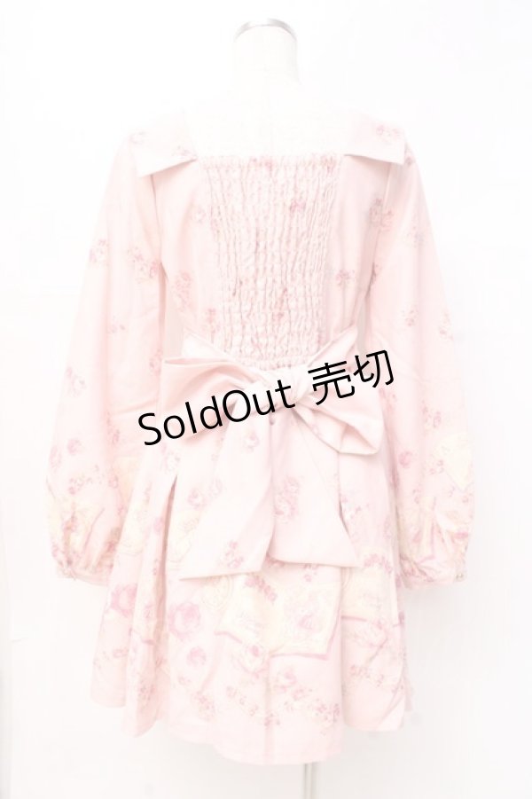 画像2: LIZ LISA / BOOK柄ワンピース 0 ピンク Y-25-09-29-239-LO-OP-SZ-ZI (2)