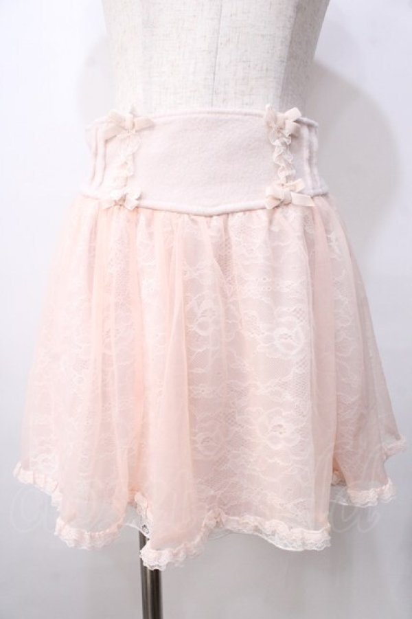 画像1: LIZ LISA / シャギー×トリコットスカパン 0 ピンク Y-25-09-29-254-LO-PA-SZ-ZI (1)