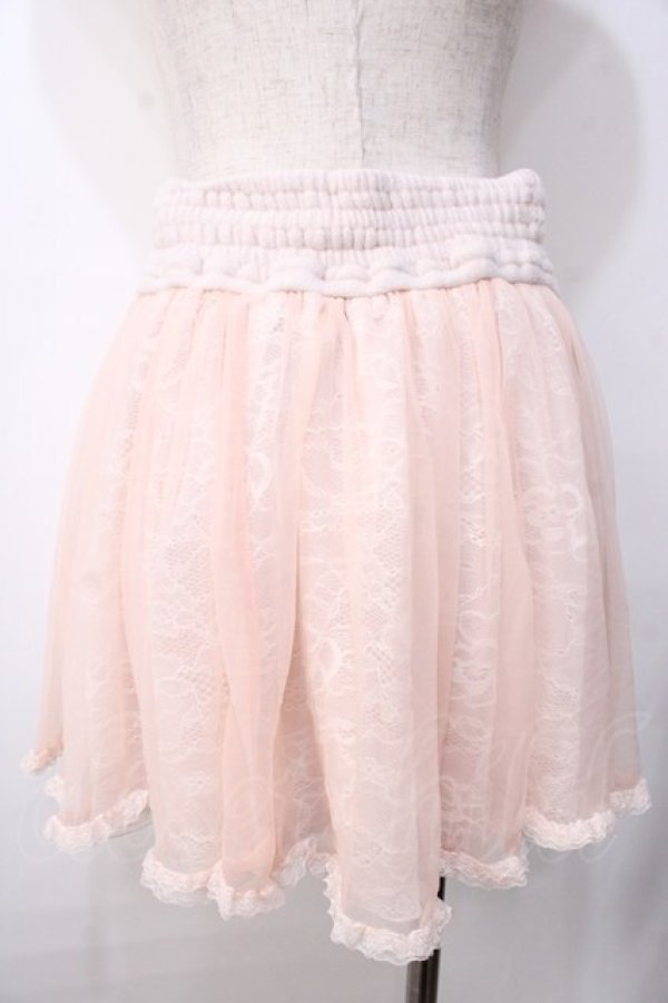 画像2: LIZ LISA / シャギー×トリコットスカパン 0 ピンク Y-25-09-29-254-LO-PA-SZ-ZI (2)