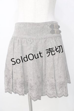 画像: LIZ LISA / 雪の結晶刺繍吊りスカート 0 ブラウン Y-25-09-29-273-LO-SK-SZ-ZY