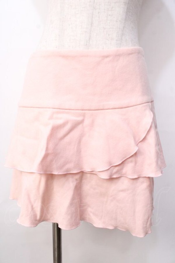 画像1: LIZ LISA / ウールフリルスカート 9 ピンク Y-25-09-29-282-LO-SK-SZ-ZY (1)