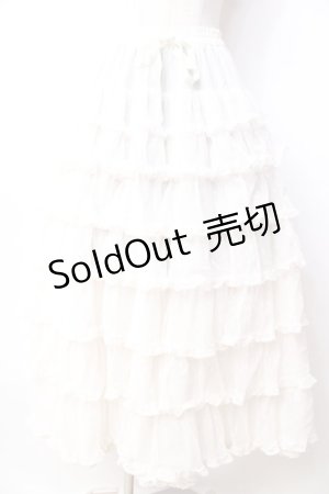 画像: PINK HOUSE / ポルカドットチュールスカート F 生成り Y-25-09-30-025-LO-SK-SZ-ZY
