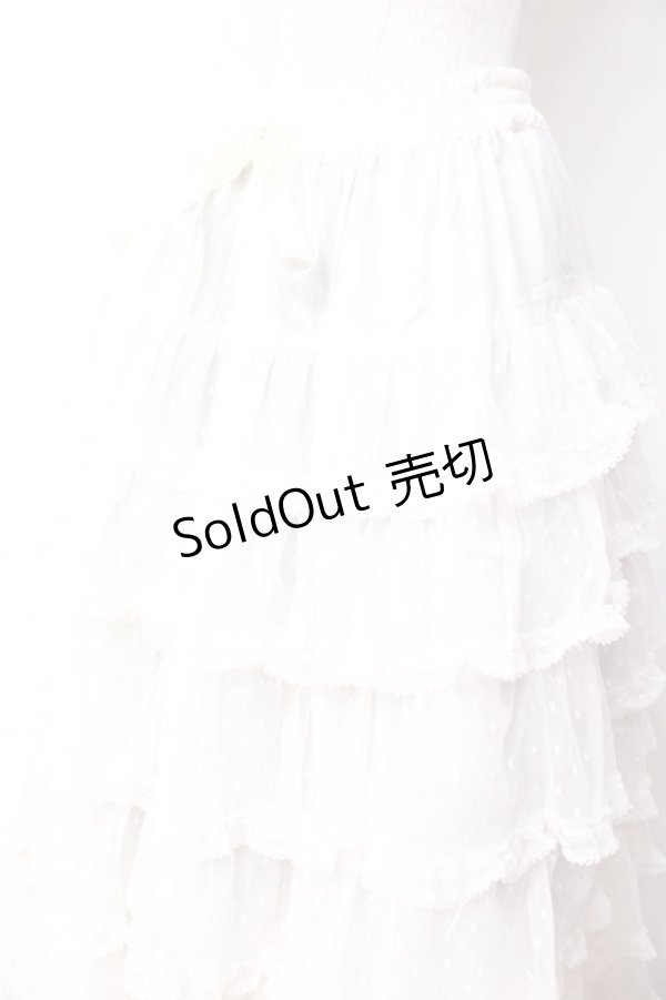 画像3: PINK HOUSE / ポルカドットチュールスカート F 生成り Y-25-09-30-025-LO-SK-SZ-ZY (3)