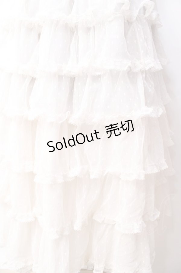 画像4: PINK HOUSE / ポルカドットチュールスカート F 生成り Y-25-09-30-025-LO-SK-SZ-ZY (4)