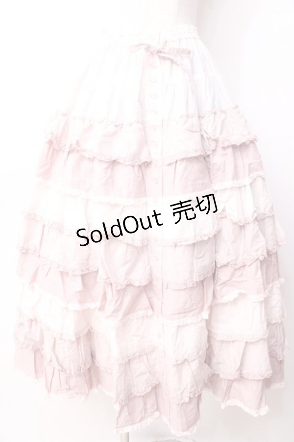 画像1: PINK HOUSE / ローンフリルスカート F ピンク Y-25-09-30-026-LO-SK-SZ-ZY (1)