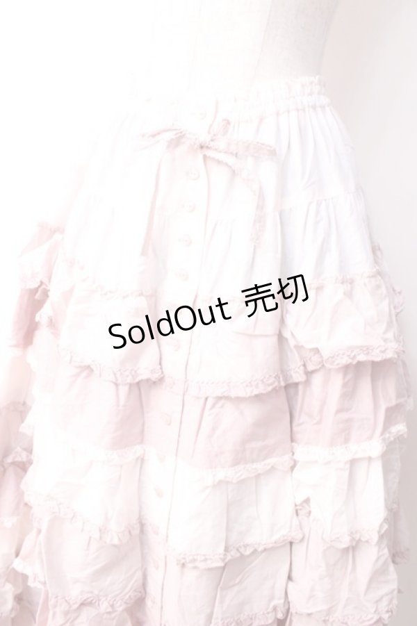 画像3: PINK HOUSE / ローンフリルスカート F ピンク Y-25-09-30-026-LO-SK-SZ-ZY (3)