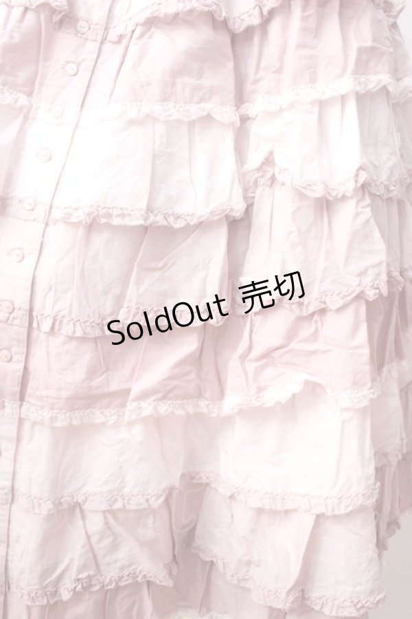 画像4: PINK HOUSE / ローンフリルスカート F ピンク Y-25-09-30-026-LO-SK-SZ-ZY (4)