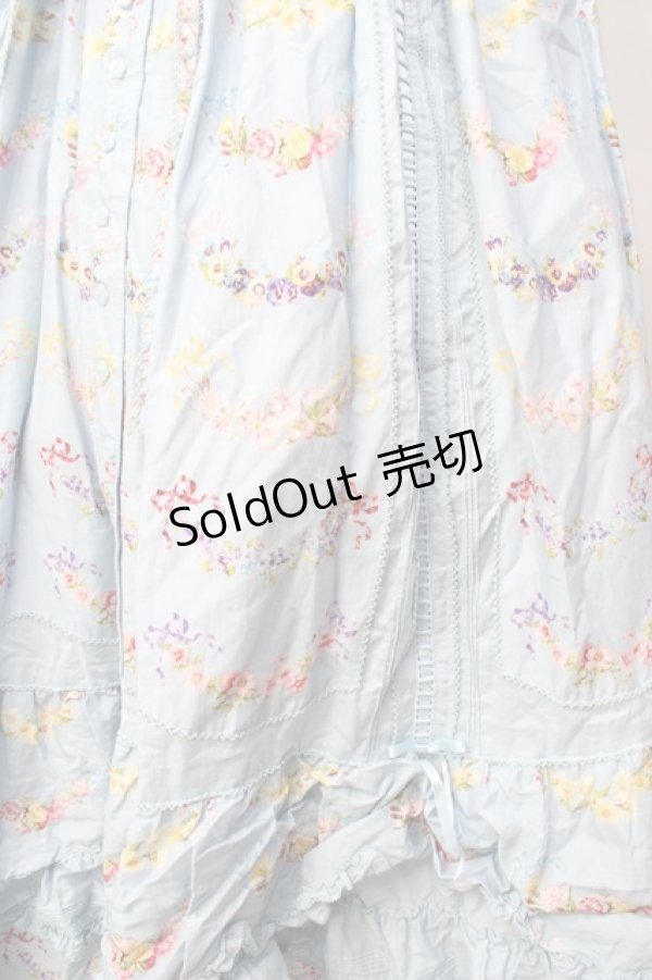 画像4: PINK HOUSE / le langage des fleurs ptワンピース  サックス Y-25-09-30-006-LO-OP-AS-ZY (4)