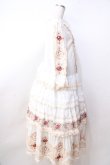 画像7: PINK HOUSE / ローズチュールレース使いパッチワーク風ワンピース  白 Y-25-09-30-008-LO-OP-AS-ZY (7)