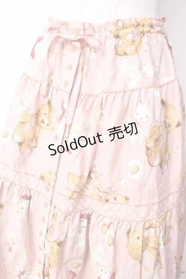 画像3: PINK HOUSE / ひな菊ロンドプリントスカート  ピンク Y-25-09-30-018-LO-SK-SZ-ZY (3)