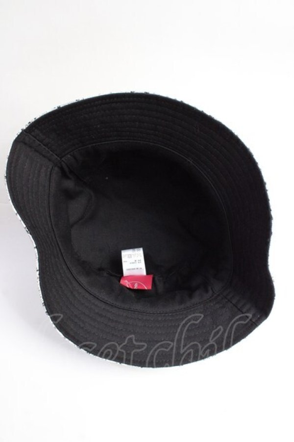 画像5: Jamieエーエヌケー / パイソン柄バケットハット  白 Y-25-10-03-040-LO-AC-SZ-ZT-K016 (5)