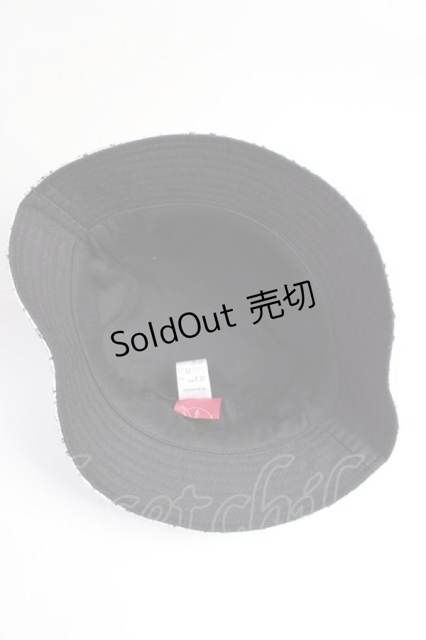 画像5: 【SALE】Jamieエーエヌケー / パイソン柄バケットハット  白 Y-25-10-03-040-LO-AC-SZ-ZT-K016 (5)