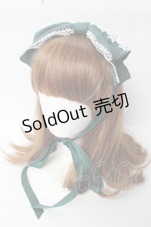 画像: axes femme kawaii / レディローズヘッドドレス  グリーン Y-25-10-03-044-AX-AC-SZ-ZY