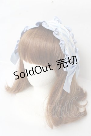 画像: Ank Rouge / フリルヘッドドレス  サックス Y-25-10-03-045-CA-AC-SZ-ZY