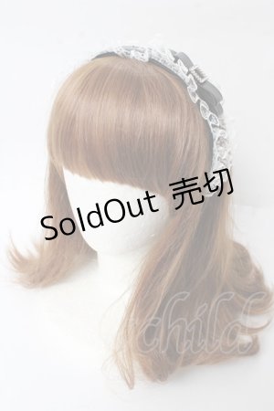 画像: Jamie エーエヌケー / フリルカチューシャ  黒 Y-25-10-03-047-LO-AC-SZ-ZT1008Y
