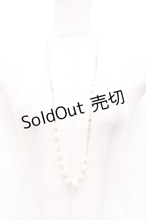 画像: axes femme / パールロングネックレス  ゴールド Y-25-10-03-006-AX-AC-SZ-ZY