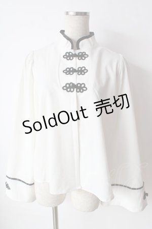 画像: axes femme kawaii / メイリンブラウス  白 Y-25-10-03-057-AX-BL-SZ-ZI