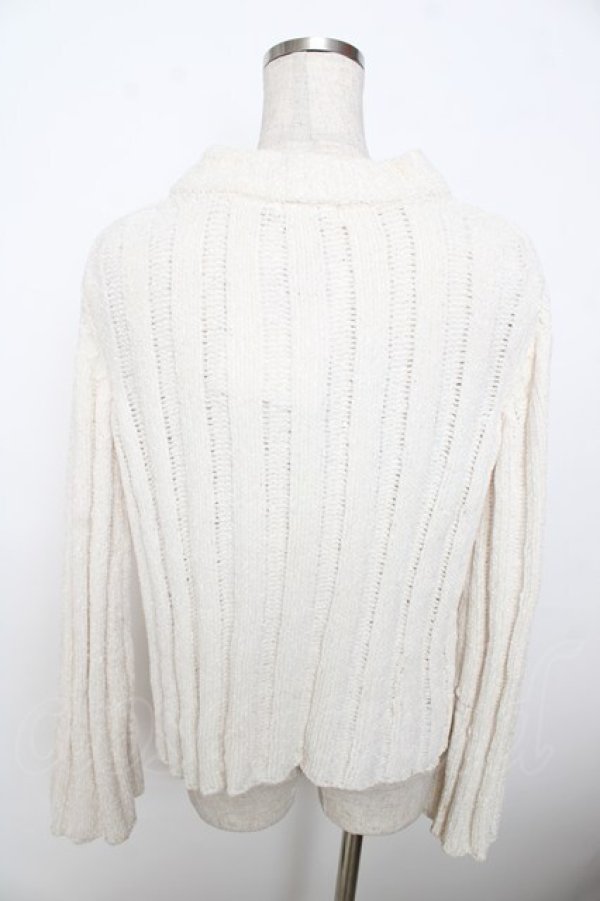 画像2: axes femme / パールビジューニット  生成り Y-25-10-03-079-AX-TO-SZ-ZI (2)