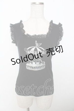 画像: Ａ＋ＬＩＤＥＬ / プリントタンクトップ  黒 Y-25-10-03-085-PU-TO-SZ-ZY