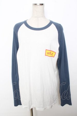 画像: HYSTERIC GLAMOUR / 長袖ラグランT  白 Y-25-10-03-089-PU-TS-SZ-ZY