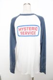 画像2: HYSTERIC GLAMOUR / 長袖ラグランT  白 Y-25-10-03-089-PU-TS-SZ-ZY (2)