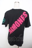 画像2: HYSTERIC GLAMOUR / RAMONNES Tシャツ  黒 Y-25-10-03-090-PU-TO-SZ-ZT217 (2)