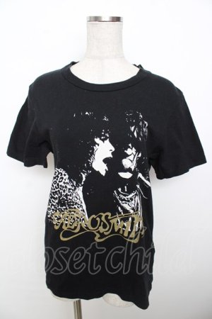 画像: HYSTERIC GLAMOUR / ヴィンテージロックT  黒 Y-25-10-03-091-PU-TO-SZ-ZY