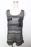 画像1: HYSTERIC GLAMOUR / メッシュタンクトップ  グレー Y-25-10-03-093-PU-TO-SZ-ZY (1)