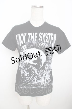 画像: SEX POT ReVeNGe / プリントTシャツ  黒 Y-25-10-03-094-SP-TO-SZ-ZT190