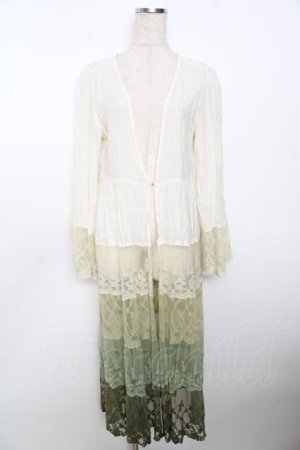 画像: axes femme / グラデーションレースガウン  グリーン Y-25-10-03-109-AX-TO-SZ-ZY