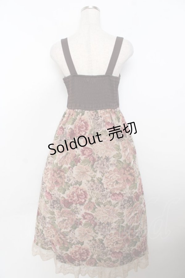 画像2: axes femme / ゴブラン織ジャンスカ M 茶 Y-25-10-03-111-AX-OP-SZ-ZI (2)