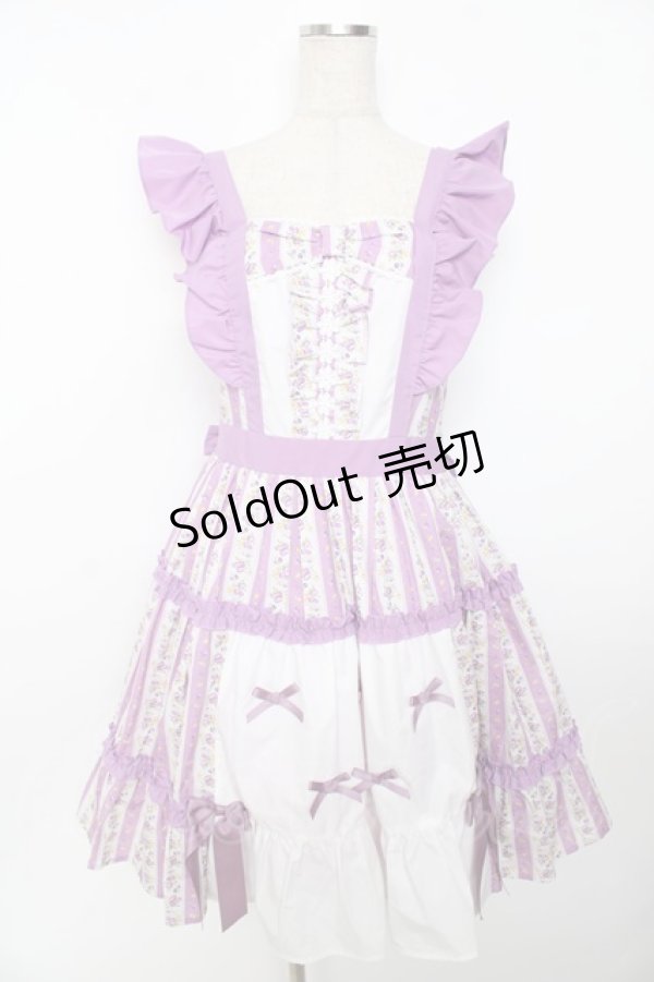 画像1: axes femme Kawaii / ハミングフローラジャンスカ M ラベンダー Y-25-10-03-124-AX-OP-SZ-ZI (1)