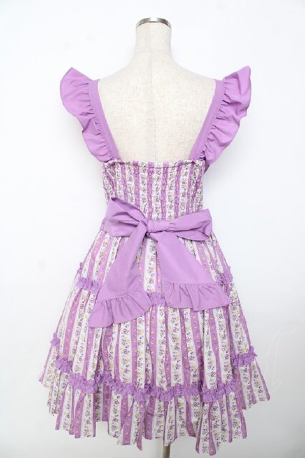 画像2: axes femme kawaii / ハミングフローラジャンスカ M ラベンダー Y-25-10-03-124-AX-OP-SZ-ZI (2)