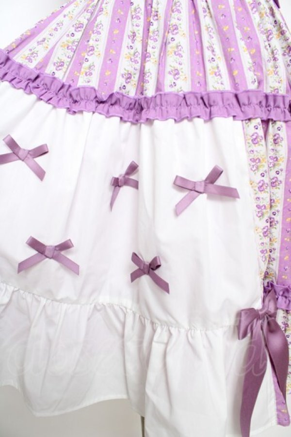 画像4: axes femme kawaii / ハミングフローラジャンスカ M ラベンダー Y-25-10-03-124-AX-OP-SZ-ZI (4)