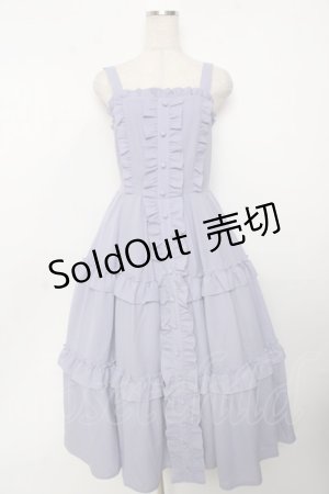 画像: axes femme Kawaii / ロマンティックフリルジャンパースカート M ラベンダー Y-25-10-03-127-AX-OP-SZ-ZT512