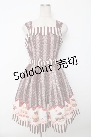 画像: Innocent World / リバイバルスイーツテディベアジャンパースカート M ブラウン Y-25-10-03-136-IW-OP-AS-ZY