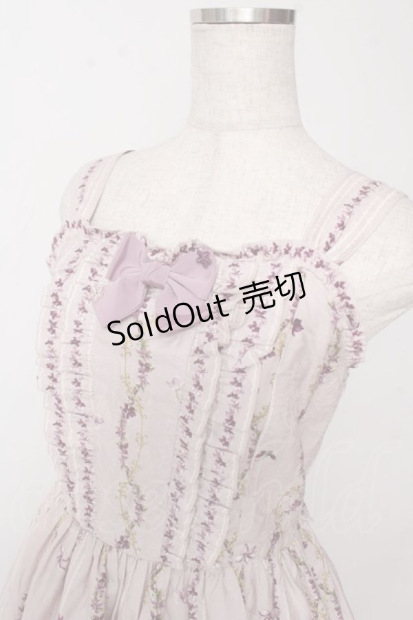 画像3: Innocent World / Antique Violetフリルジャンパースカート M ラベンダー Y-25-10-03-141-IW-OP-AS-ZY (3)
