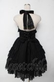 画像2: Angelic Pretty / ふんわりフリルホルタージャンパースカート  黒 Y-25-10-03-143-AP-OP-AS-ZY (2)