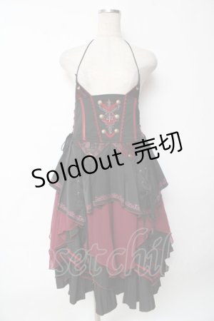 画像: OZZ ANGELO / capricious kittyスカート  ワイン Y-25-10-03-149-OO-SK-SZ-ZY