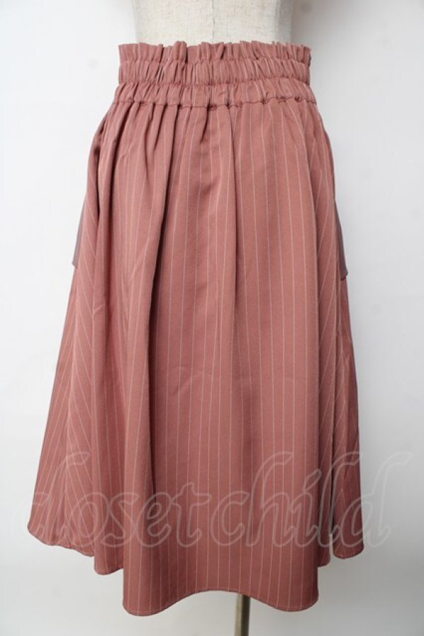 画像2: axes femme POETIQUE / コルセット風デザインスカート M ピンク Y-25-10-03-160-AX-SK-SZ-ZI (2)