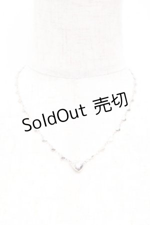 画像: axes femme / ハートチェーンネックレス  シルバー Y-25-10-03-022-AX-AC-SZ-ZY