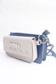 画像3: axes femme / バイカラー2wayポシェット  サックス Y-25-10-03-035-AX-BG-SZ-ZT500 (3)