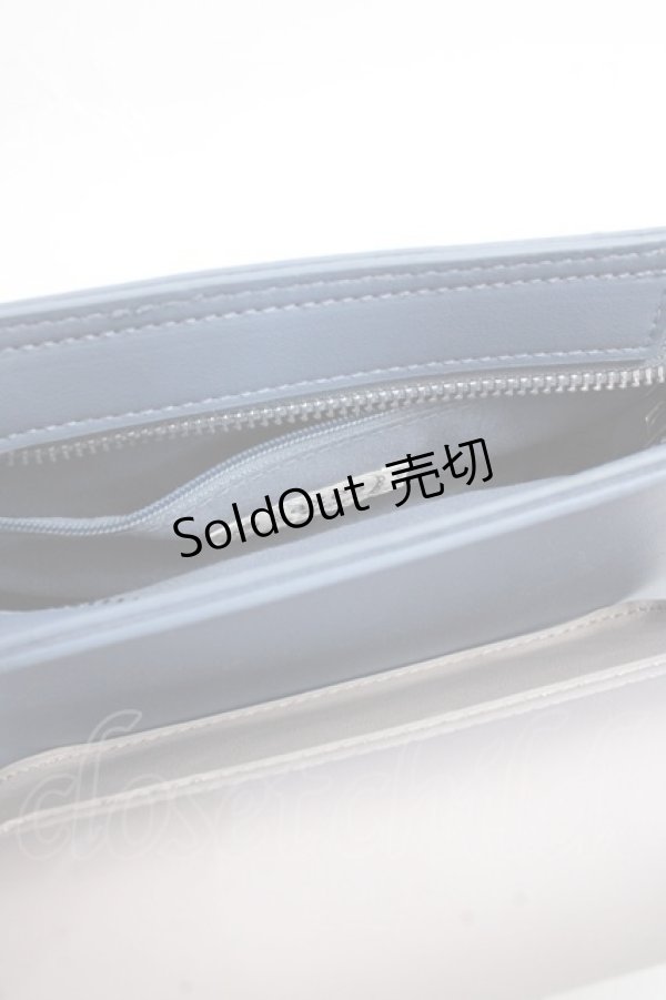 画像4: axes femme / バイカラー2wayポシェット  サックス Y-25-10-03-035-AX-BG-SZ-ZT500 (4)