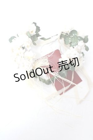 画像: PINK HOUSE / White Cloverリースコサージュ  ホワイト Y-25-10-05-006-LO-ZA-SZ-ZY